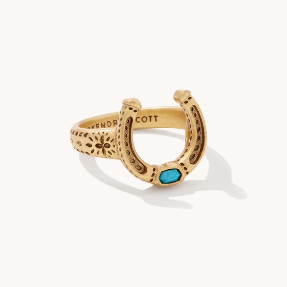 NEW Kendra Scott Vintage Horseshoe Ring